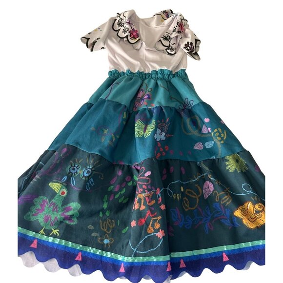 Disney Encanto Mirabel Dress For Kids Medium Cosplay Halloween Costume Read - Picture 1 of 12